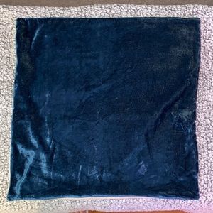 West Elm Blue velvet throw pillow covers